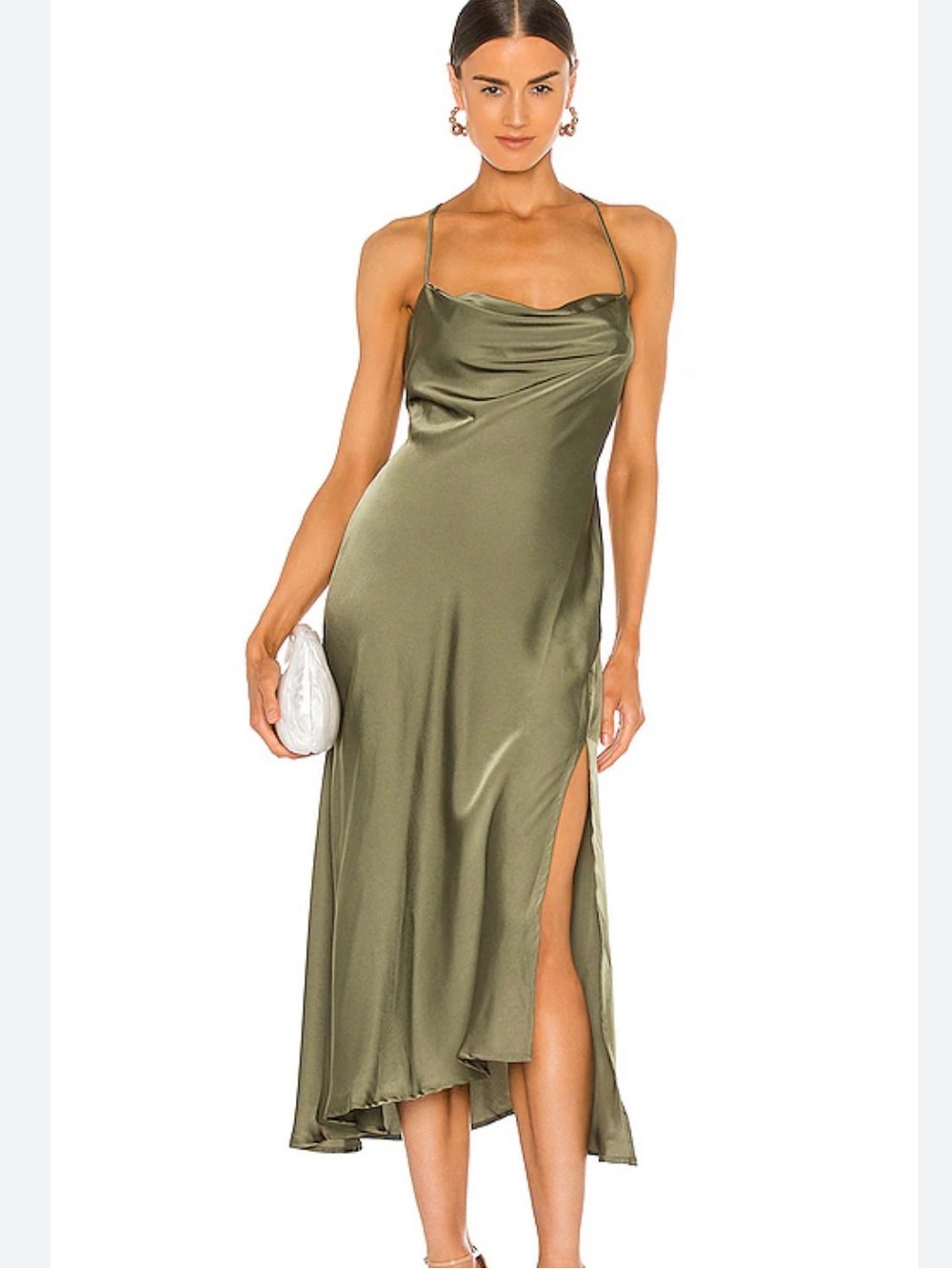 ASTR the Label Gaia Midi Dress XL classic slip-style weddings, cocktail parties